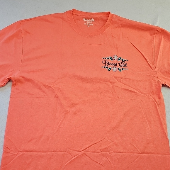 Orange‎ Butterfly Graphic Tee - Picture 3 of 7